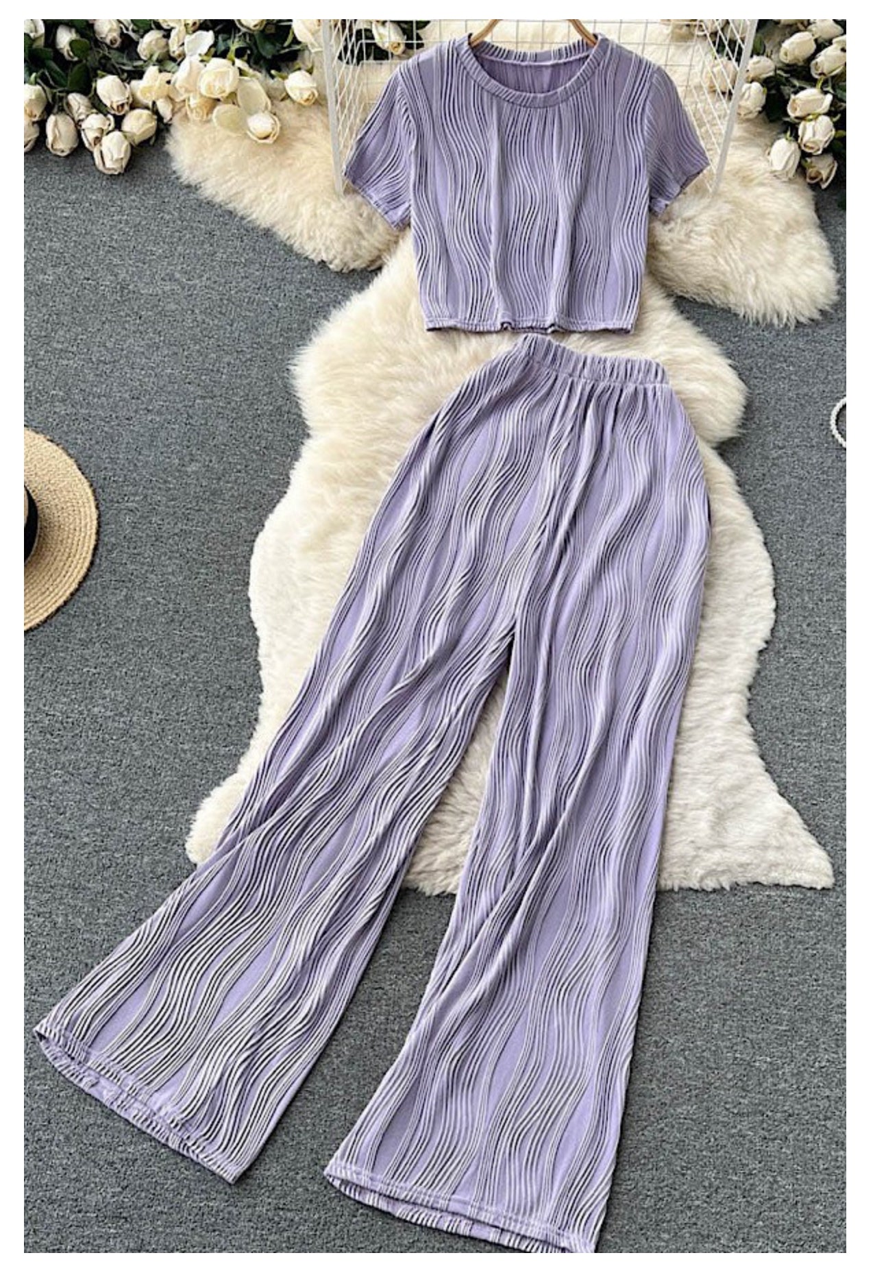 Retro Revival Crop & Flare duo