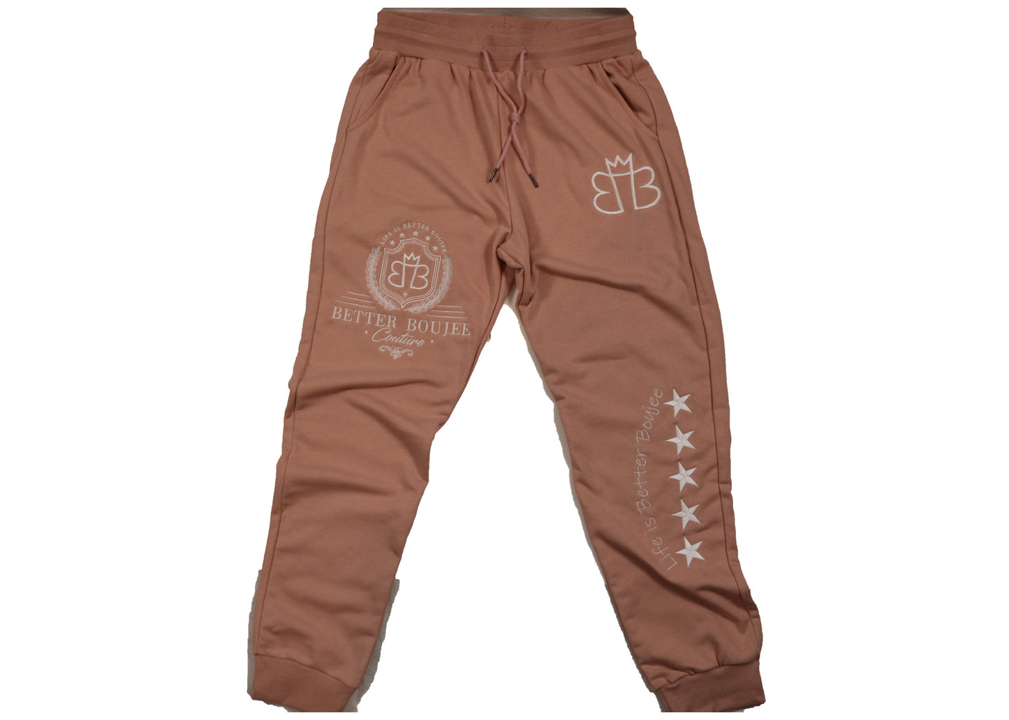 Embroidered | Pink | Better Boujee |Sweat Suit