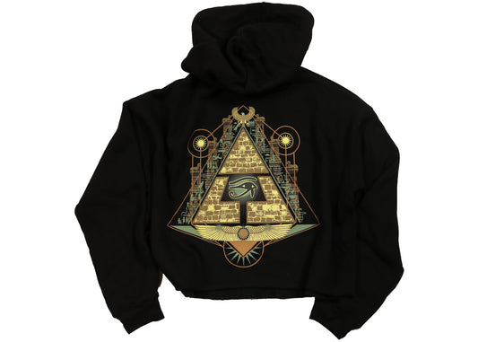 Horus Eye | Better Boujee | Women's | Crop Hoodie